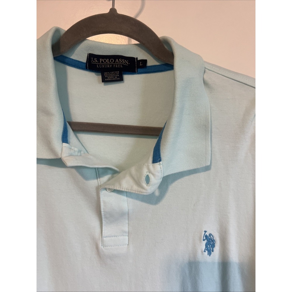 U.S. Polo Assn.‎ Polo Shirt Men's Luxury Feel Interlock LARGE Mint